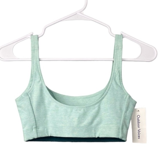Outdoor Voices Double Time Bra In Patina Size XSmall - Picture 5 of 7